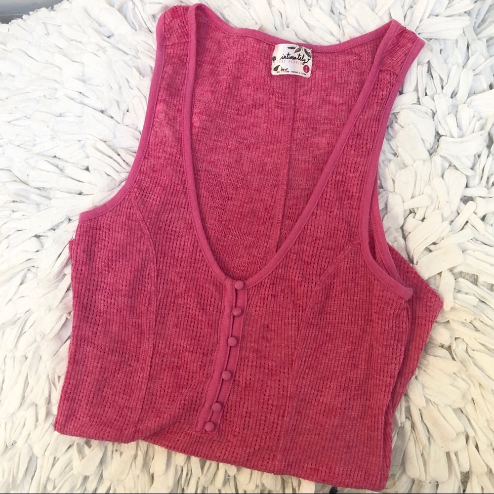 Intimately Free People Pink Tank Top